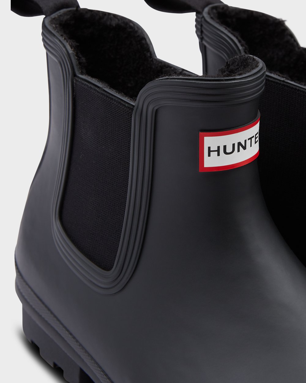 Hunter Chelsea Støvler Herre Sort | Original Insulated | RUXMZ-0384